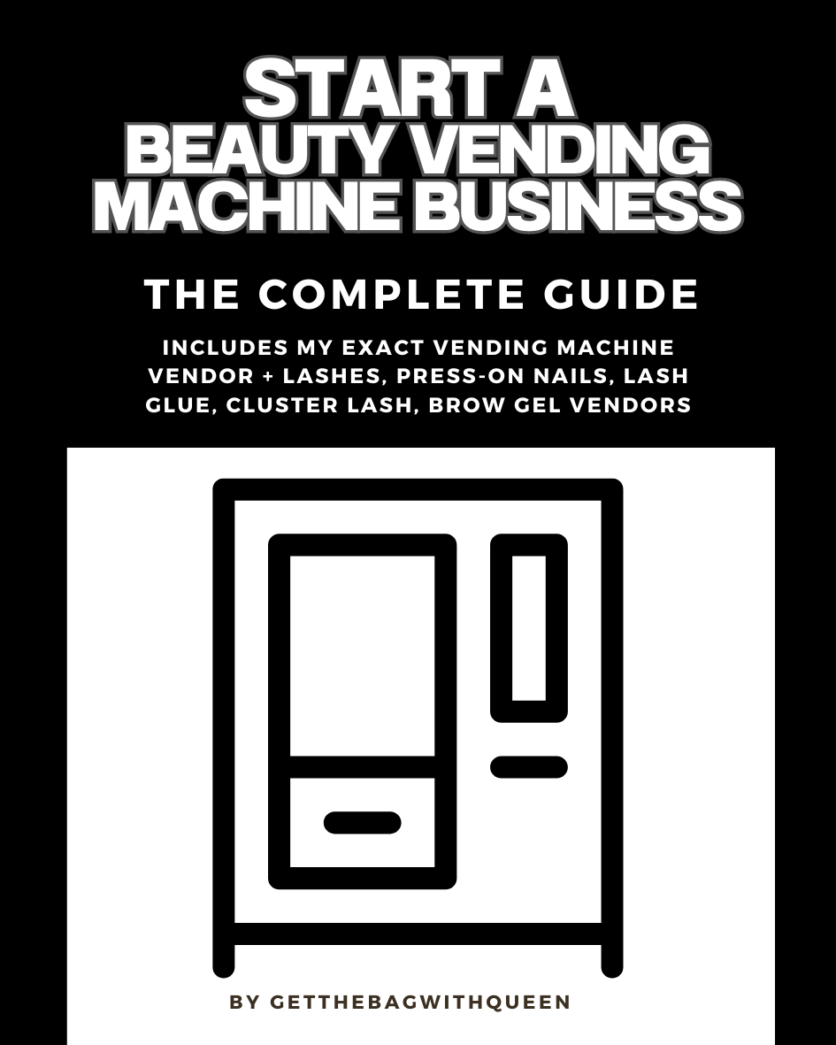 BEAUTY VENDING BUSINESS COMPLETE GUIDE (Vendor contacts included)
