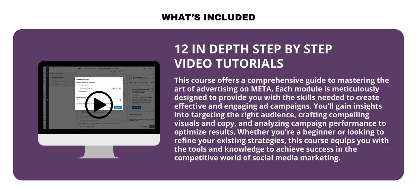 META ADS MASTERY FULL VIDEO COURSE