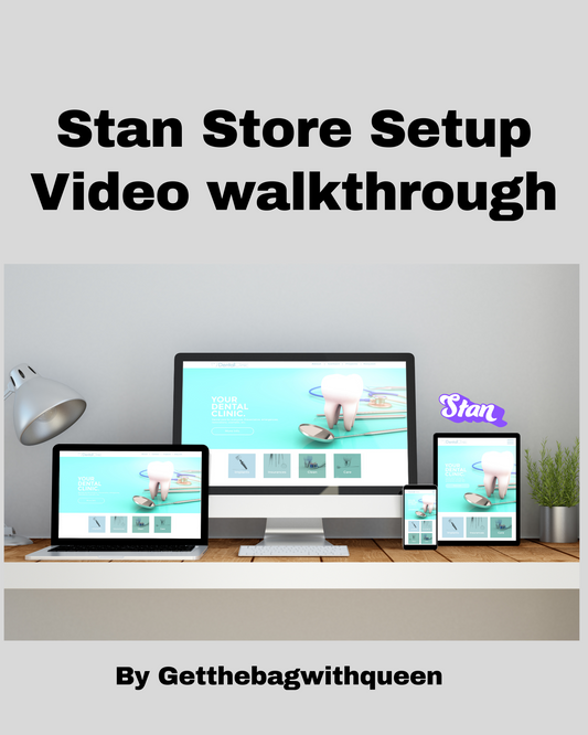 Stan store setup video walkthrough